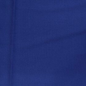Cadini Italy Men's by Siyaram's Bright Royal Blue Super 90's 20% Merino Wool Structured Unstitched Trouser or Modi Jacket Fabric (1.30 Mtr)