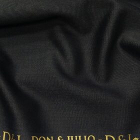 Don & Julio Men's Dark Greenish Grey Terry Rayon Self Design Unstitched Suiting Fabric - 3.75 Meter