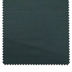 Don & Julio Men's Ocean Green Terry Rayon Solid Satin Weave Unstitched Suiting Fabric - 3.75 Meter