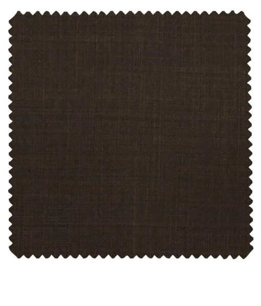 Don & Julio Men's Dark Mocha Brown Terry Rayon Self Design Unstitched Suiting Fabric - 3.75 Meter