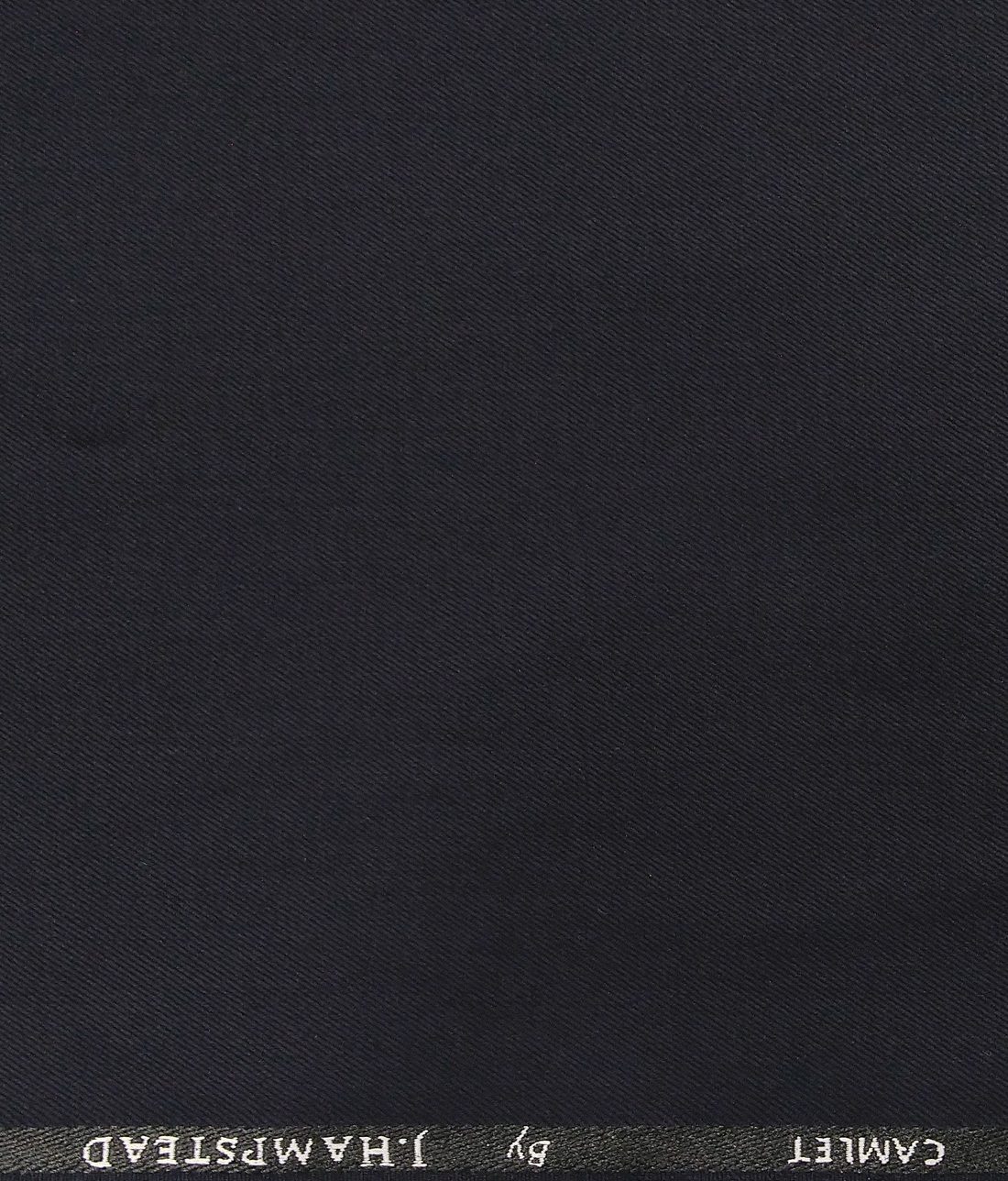 J.Hampstead Italy Men's by Siyaram's Dark Navy Blue Terry Rayon Solid Unstitched Suiting Fabric - 3.75 Meter