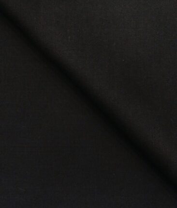 Arvind Men's Cotton Denim Unstitched Stretchable Jeans Fabric (Black