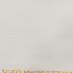 Arvind Men's Cotton Denim Unstitched Stretchable Jeans Fabric (Bright White