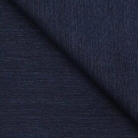 Arvind Men's Cotton Denim Unstitched Stretchable Jeans Fabric (Cobalt Blue