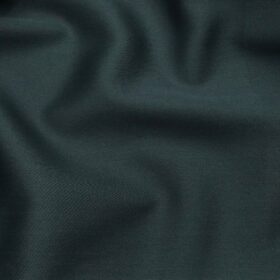 Arvind Men's 100% Premium Cotton Solids Stretchable Shirt Fabric ( Dark Ocean Green