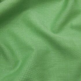 J.Hampstead Italy Men's 100% Giza Cotton Fil-a-Fil Unstitched Shirt Fabric (Olive Green