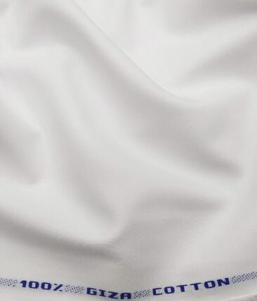 Tessitura Monti Men's 100% Giza Cotton Pin-Point Oxford Weave Solid Shirt Fabric (White