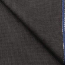 Arvind Men's 100% Premium Cotton Unstitched Strucutred Trouser Fabric (Grey