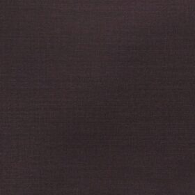 J.Hampstead by Siyaram's Men's Polyester Viscose Self Design Unstitched Suiting Fabric (Dark Wine