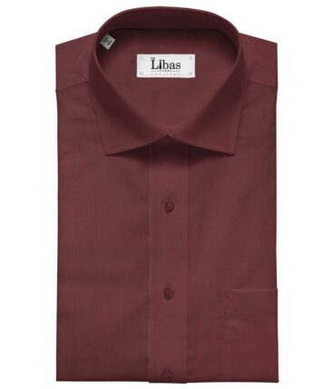 Arvind Men's 100% Premium Cotton Solid Satin Unstitched Shirt Fabric ...