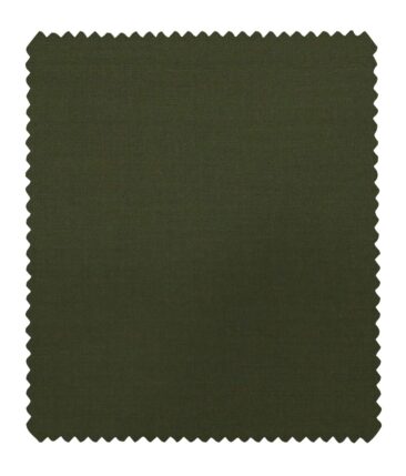Marcellino Men's Terry Rayon Solids Unstitched Suiting Fabric (Moss Green)