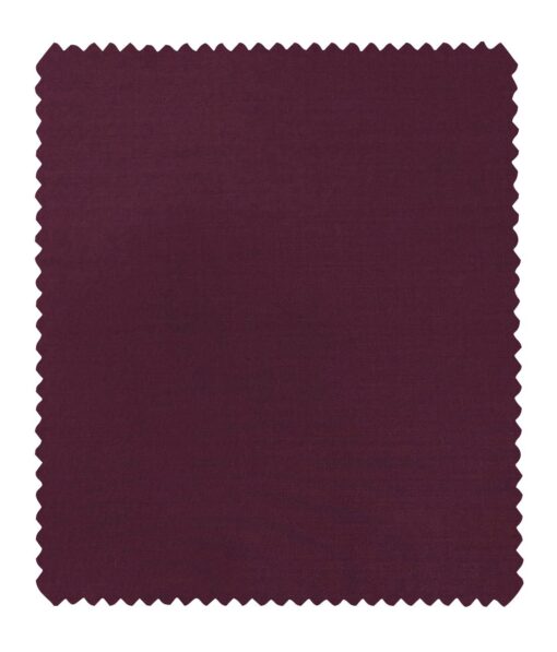 Marcellino Men's Terry Rayon Solids Unstitched Suiting Fabric (Plum Purple)