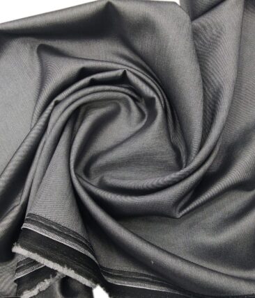 Marcellino Men's Terry Rayon Very Shiny Self Design Party Wear Unstitched Suiting Fabric (Silver Grey)