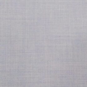 OCM Men's Self Design 35% Merino Wool Unstitched Safari Suit Fabric (Light Blue