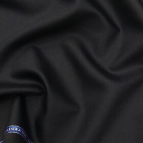 Raymond Men's Solids 45% Merino Wool Unstitched Suiting Fabric (Dark Navy Blue)