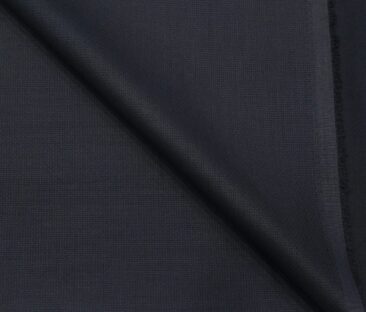 Don & Julio Terry Rayon Unstitched Jacquard Weave Suiting Fabric (Dark Navy Blue)