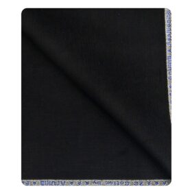 Arvind Men's Cotton Non-Stretchable Unstitched 1.50 Meter Corduroy Trouser Fabric (Black)