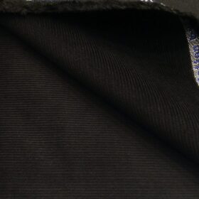 Arvind Men's Cotton Non-Stretchable Unstitched 1.50 Meter Corduroy Trouser Fabric (Dark Brown)