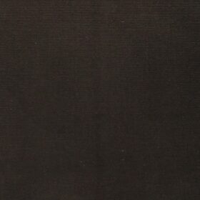 Arvind Men's Cotton Stretchable Unstitched 1.50 Meter Corduroy Trouser Fabric (Dark Brown)