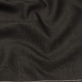 Raymond Men's Poly Viscose Unstitched Self Design Suiting Fabric (Dark Brown)