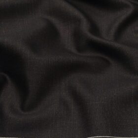 Raymond Men's Poly Viscose Unstitched Self Design Suiting Fabric (Dark Choclate Brown)