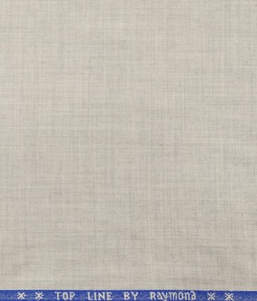 Raymond Men's Poly Viscose Unstitched Self Design Suiting Fabric (Light Grey)