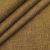 Linen Club Men's Linen Self Design 2.25 Meter Unstitched Shirting Fabric (Dijon Yellow)