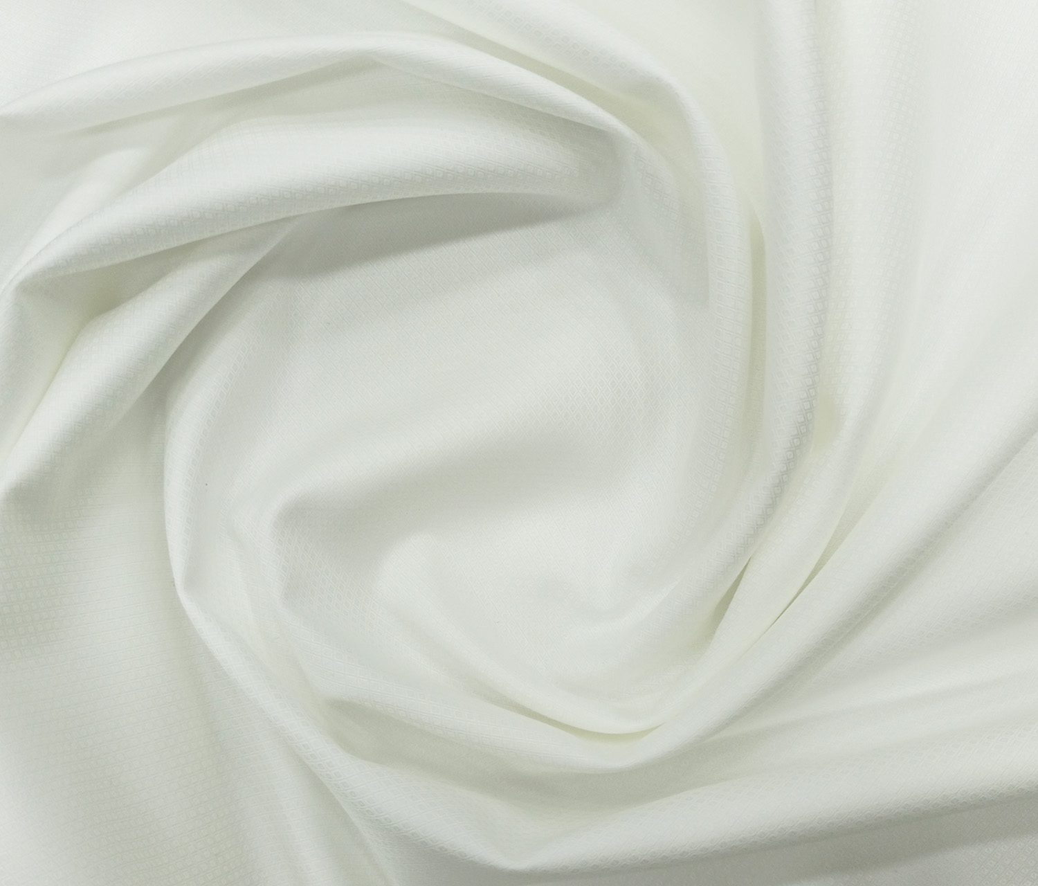 Raymond Men's Giza Cotton Jacquard Unstitched Shirting Fabric (White)