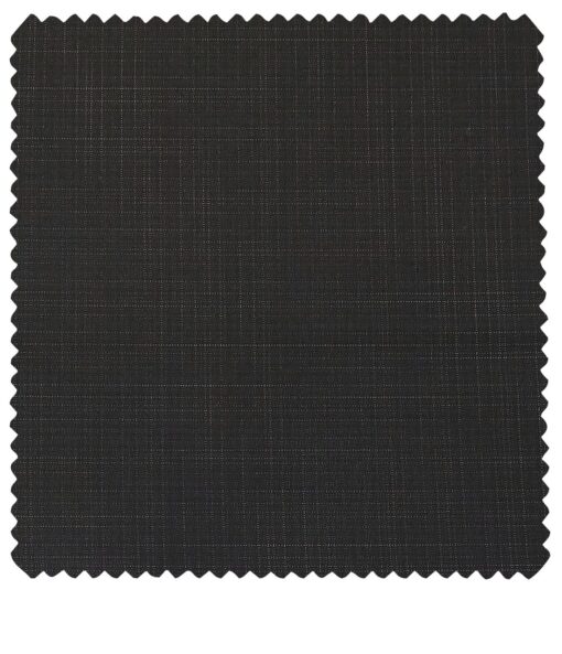 Raymond Men's Poly Viscose Unstitched Self Design Suiting Fabric (Black)