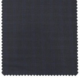 Raymond Men's Poly Viscose Unstitched Structured Cum Checks Suiting Fabric (Blue)