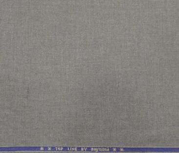 Raymond Men's Poly Viscose Unstitched Self Design Suiting Fabric (Worsted Grey)