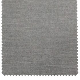 Raymond Men's Poly Wool Unstitched Self Design Suiting Fabric (Light Worsted Grey)