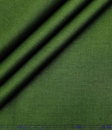 Arvind Men's Cotton Linen Self Design Unstitched Shirt Fabric (Dark ...