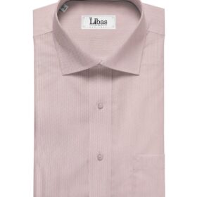 Birla Century Men's Cotton Structured 1.60 Meter Unstitched Shirt Fabric (Blush Pink)