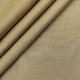 Birla Century Men's Cotton Structured 1.60 Meter Unstitched Shirt Fabric (Tortilla Brown)