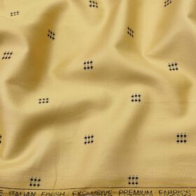 Exquisite Men's Cotton Printed 1.60 Meter Unstitched Shirt Fabric (Biscotti Beige)
