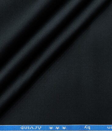 Arvind Men's Cotton Solids 1.30 Meter Unstitched Trouser Fabric (Dark ...