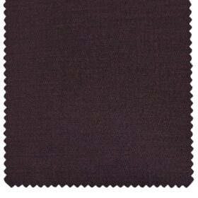 J.Hampstead Men's Polyester Viscose Structured Unstitched Suiting Fabric (Shiny Dark Wine )