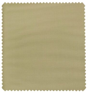 J.Hampstead Men's Wool Solids  Super 110's Unstitched Trouser Fabric (Beige