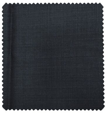 J.Hampstead Men's Wool Solids  Super 110's Unstitched Trouser Fabric (Dark Blue