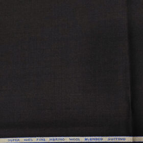 J.Hampstead Men's Wool Solids  Super 100's Unstitched Trouser Fabric (Dark Wine