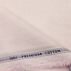 Raymond Men's Cotton Solids  Unstitched Shirting Fabric (Lemonade Pink)