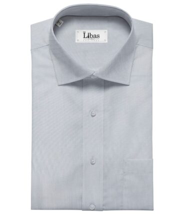 Raymond Men's Cotton Solids  Unstitched Shirting Fabric (Sky Blue)