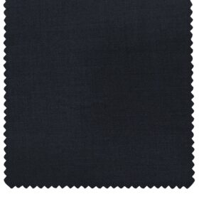 Cadini Men's Wool Solids Super 130's Unstitched Suiting Fabric (Dark Blue)
