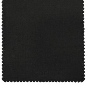 Cadini Men's Wool Structured Super 100's Unstitched Suiting Fabric (Black)