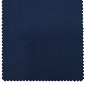 Cadini Men's Wool Solids Super 100's Unstitched Suiting Fabric (Royal Blue)