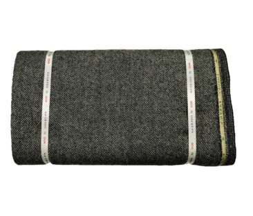 OCM Men's Wool Structured Very Thick Unstitched Tweed Jacketing & Blazer Fabric (Grey) - Image 5