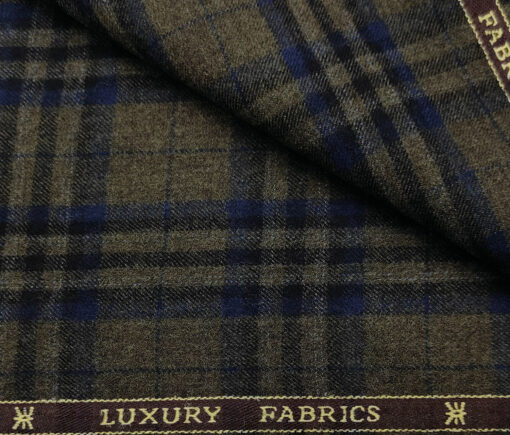 OCM Men's Wool Checks Very Fine Unstitched Tweed Jacketing & Blazer ...