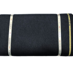 OCM Men's Wool Solids Very Thick & Rough 2.20 Meter Unstitched Tweed Jacketing & Blazer Fabric (Dark Blue)