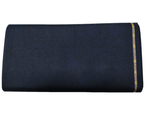 Raymond Men's Wool Solids Fine & Soft 2.20 Meter Unstitched Tweed Jacketing & Blazer Fabric (Dark Royal Blue)